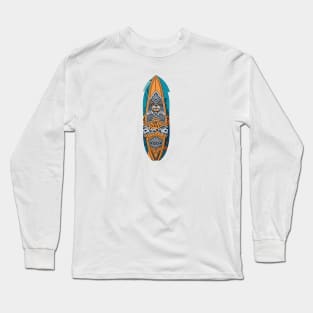 surfboard art, surfing surfer vibes, v7 Long Sleeve T-Shirt